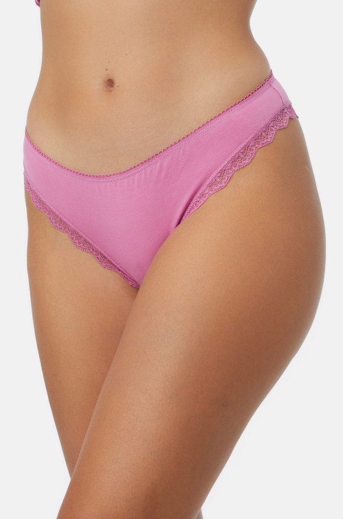 Woman UnderWear Slip Cozy Rib TENCEL™ Modal Women's Brazilian Panties Logo  Waistband