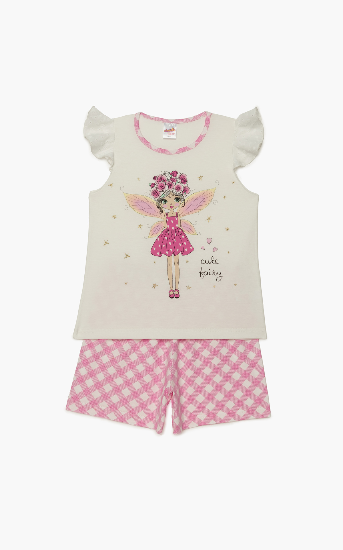 Kid-Teen Girls Pyjama Cute Fairy Sleeveless Girls' Pyjama Set